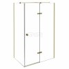 BESCO Kabina prysznicowa Pixa Gold 100x80 Prawa PPP-108-195G
